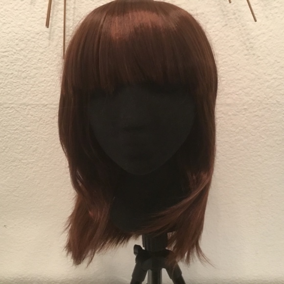 14 inch auburn wig with bangs - Picture 8 of 8